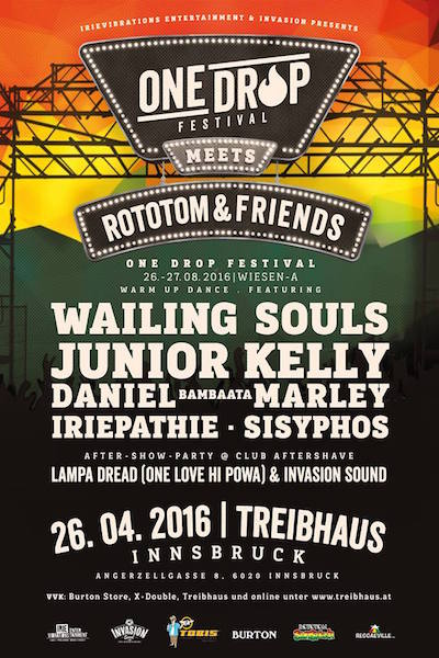 One Drop Festival meets Rototom & Friends - Innsbruck 2016