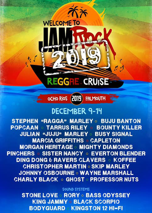 Welcome To Jamrock Reggae Cruise 2019