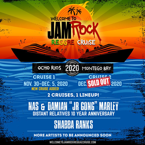 Cancelled: Welcome To Jamrock Reggae Cruise 2020 #1